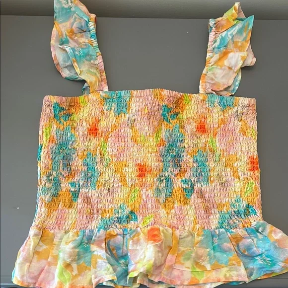 Roller Rabbit Smocked Ruffle Top - Picture 1 of 2